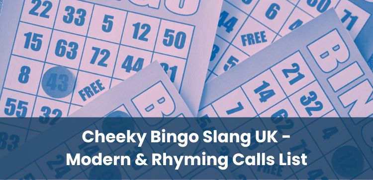Cheeky Bingo Slang UK - Modern & Rhyming Calls List