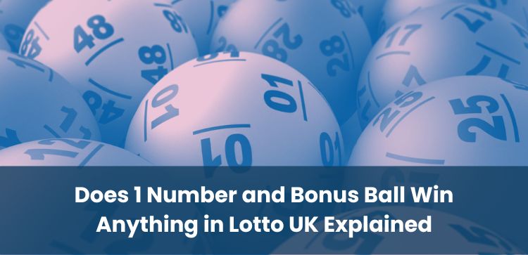 Does 1 Number and Bonus Ball Win Anything in Lotto UK Explained