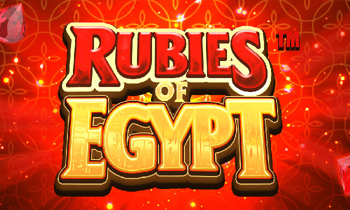 Rubies of Egypt Slot Logo Pay By Mobile Slots
