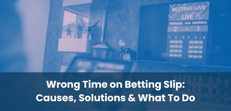 Wrong Time on Betting Slip: Causes, Solutions & What To Do