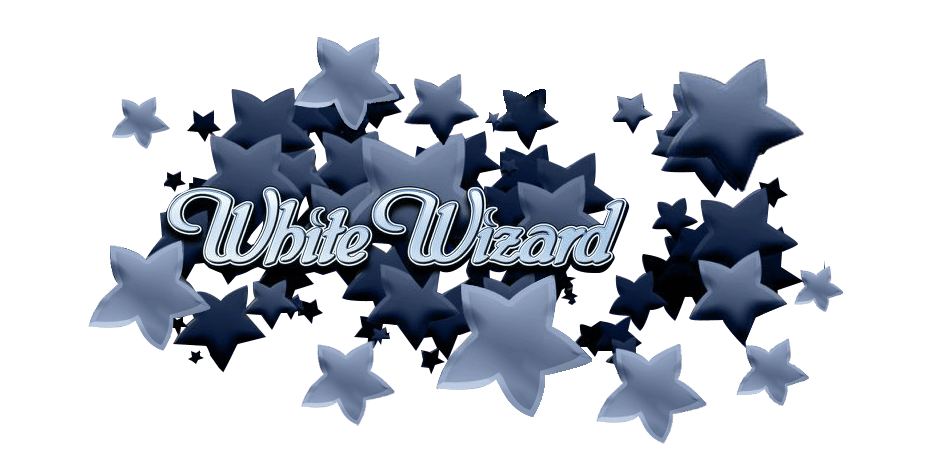 White Wizard Slot Logo Pay By Mobile Casino
